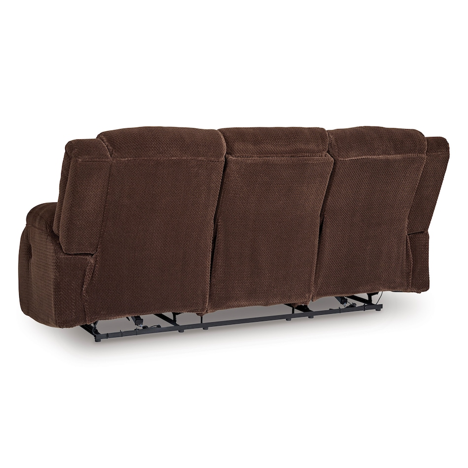 chocolate casual transitional recl sofa   
