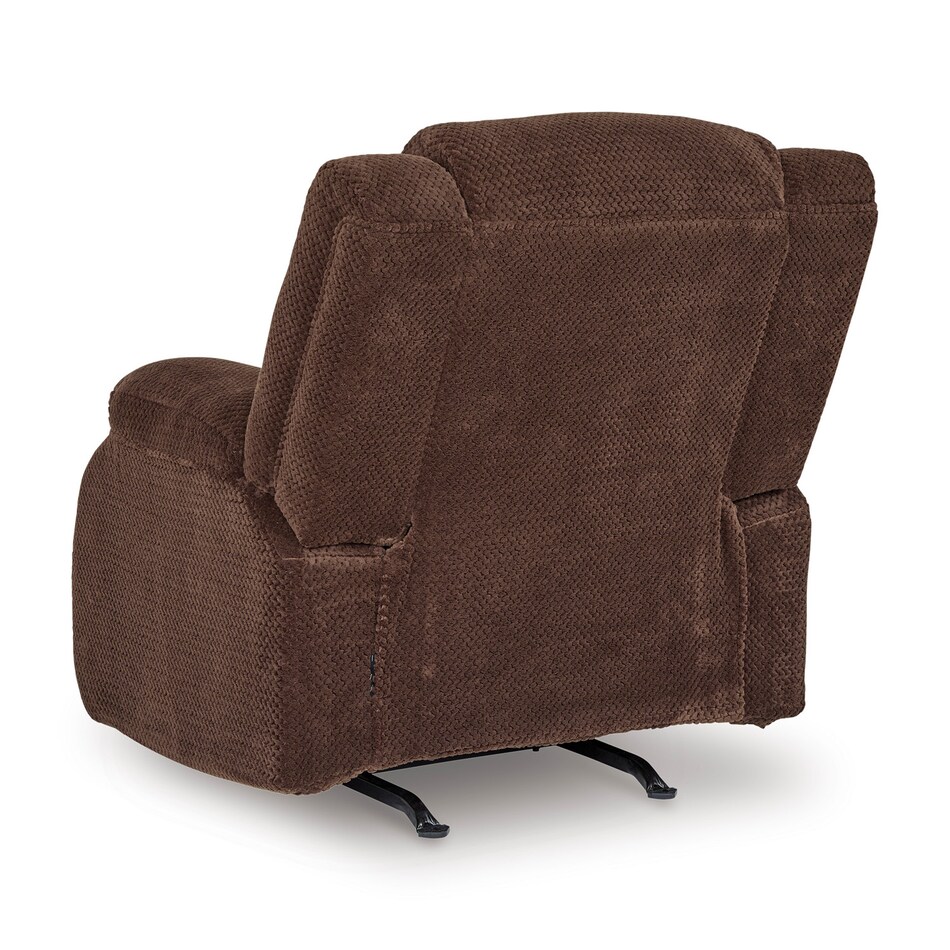 chocolate casual transitional recl sofa   