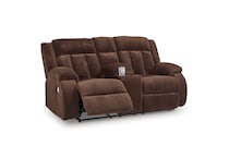 chocolate casual transitional recl sofa   