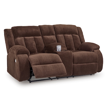 Brad Power Reclining Loveseat W/ Console