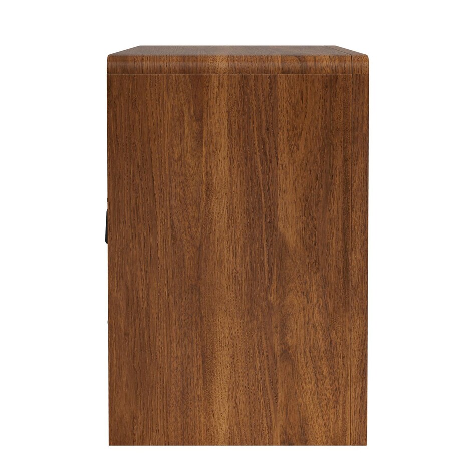 classic walnut contemporary bedroom   