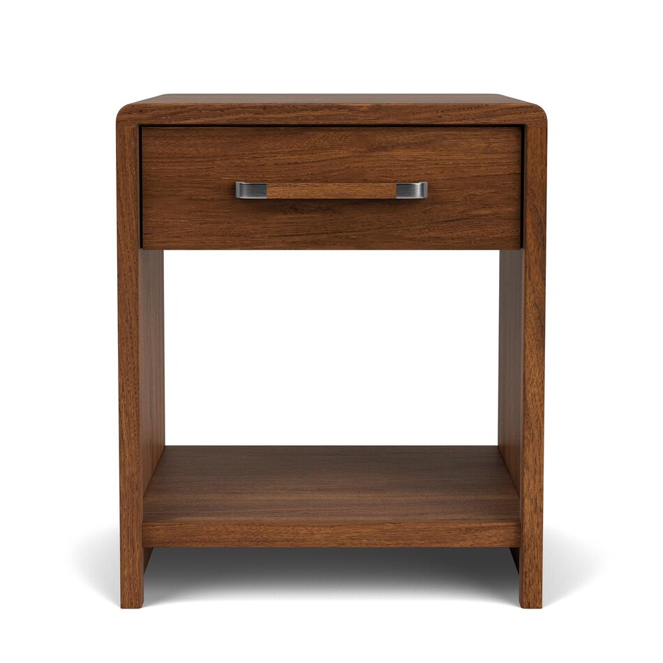 classic walnut contemporary bedroom   