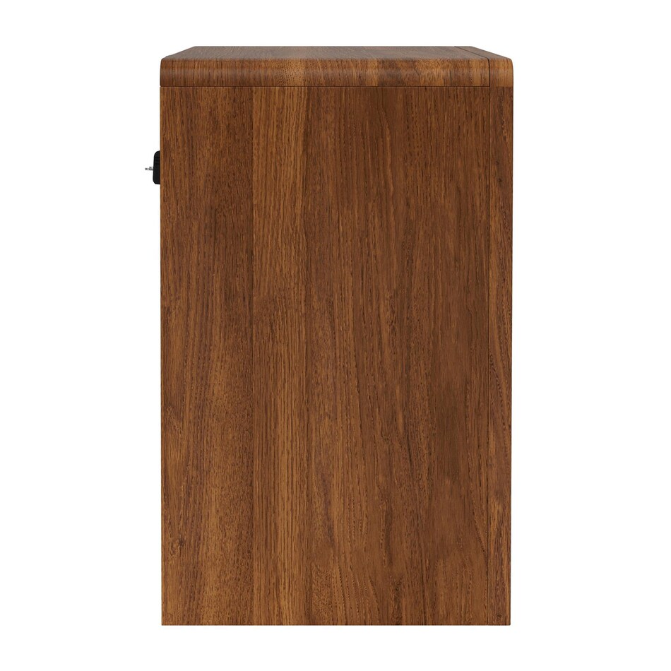 classic walnut contemporary bedroom   