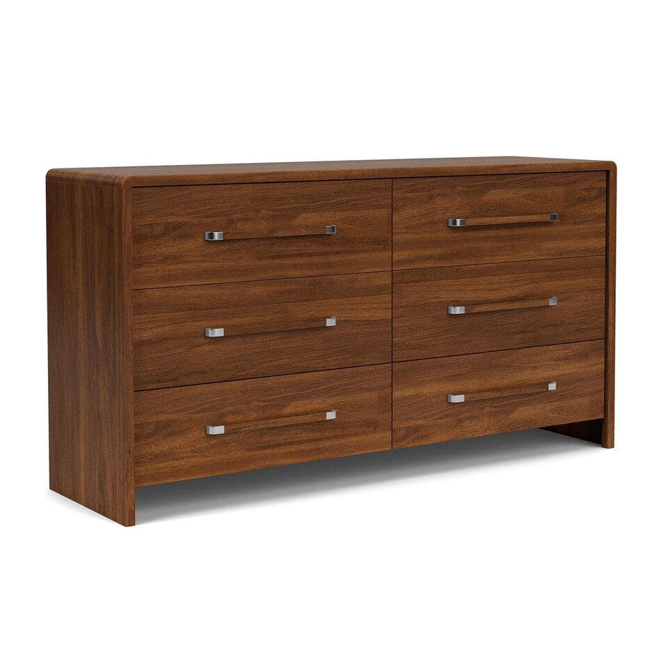 classic walnut contemporary bedroom   