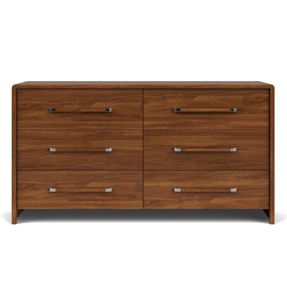 classic walnut contemporary bedroom   