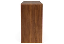 classic walnut contemporary bedroom   