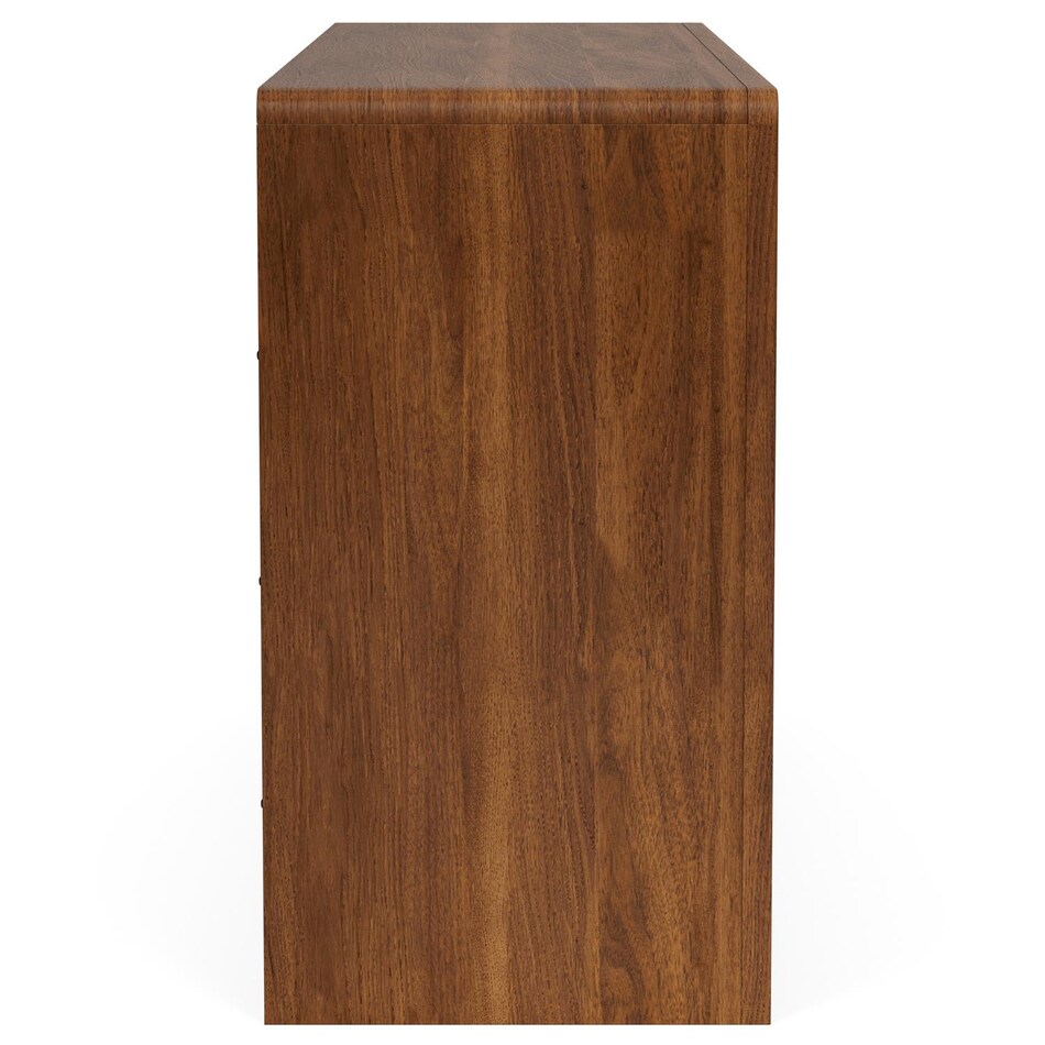 classic walnut contemporary bedroom   