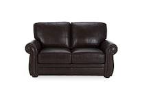 classico dark brown leather sofas   