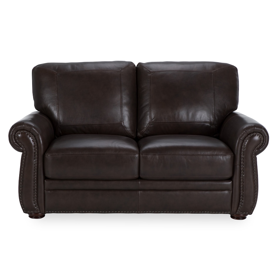 classico dark brown leather sofas   