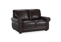 classico dark brown leather sofas   