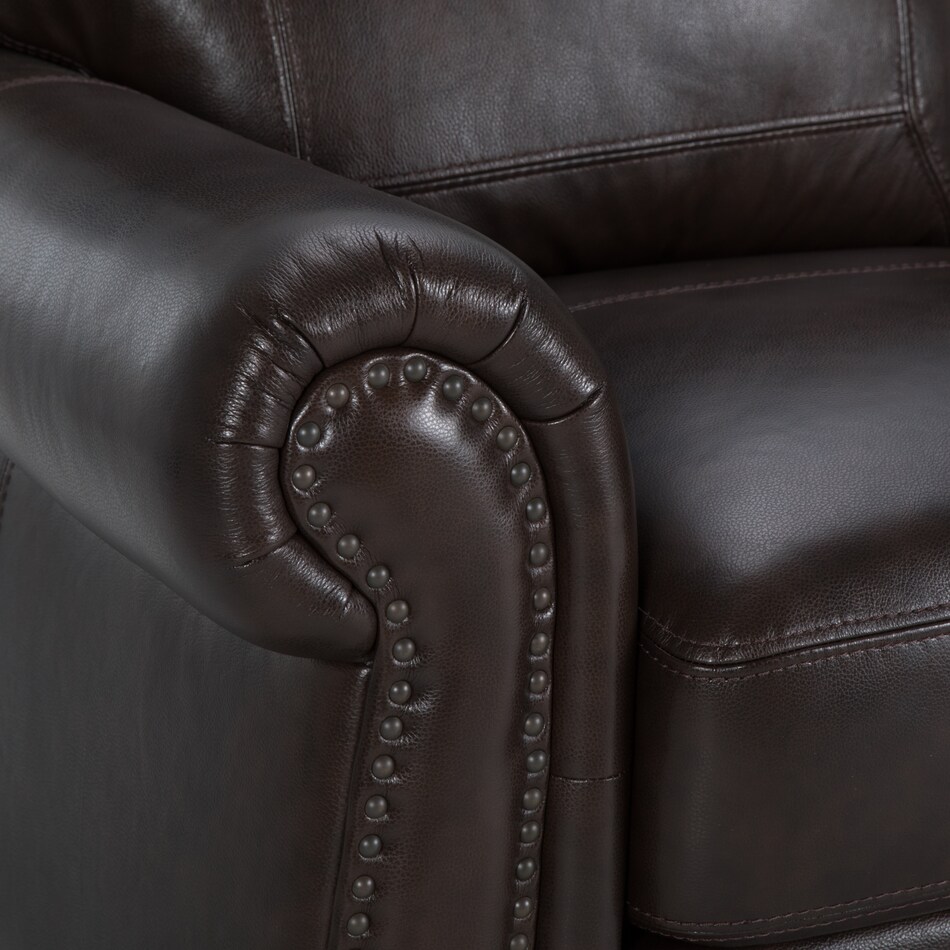 classico dark brown leather sofas   
