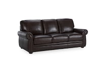 classico dark brown leather sofas   