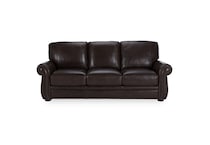 classico dark brown leather sofas   