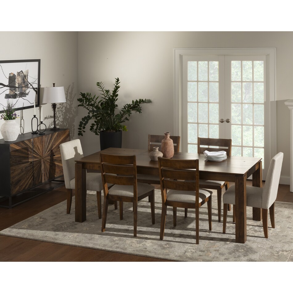 cloft light brown fab chair seat   