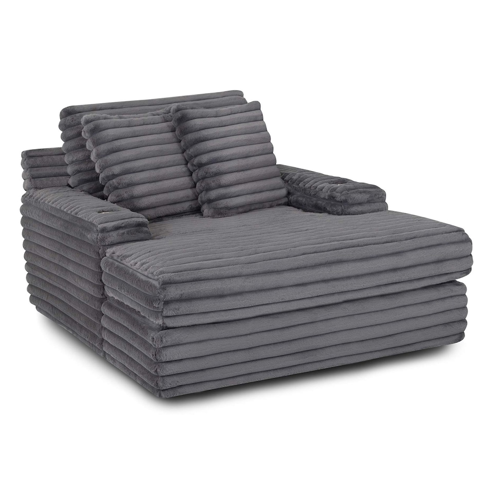 cloud dark grey stationary chair   