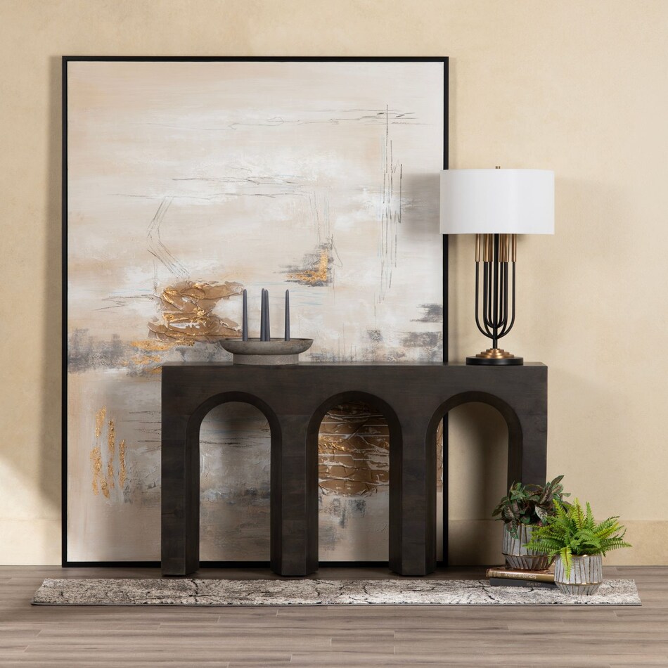 cnr brown sofa table   