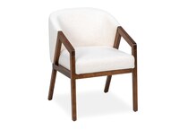 cognac washed q fabric solid wood dining   