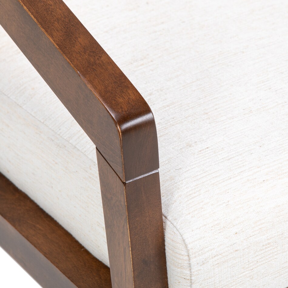 cognac washed q fabric solid wood dining   