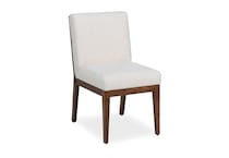 cognac washed q fabric solid wood dining   