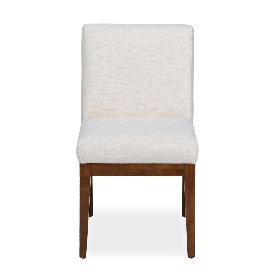 cognac washed q fabric solid wood dining   