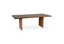 cognac washed solid wood dining ctb  