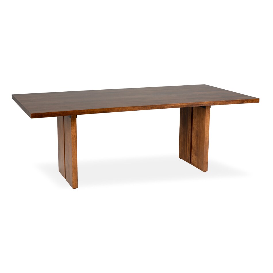 cognac washed solid wood dining ctb  