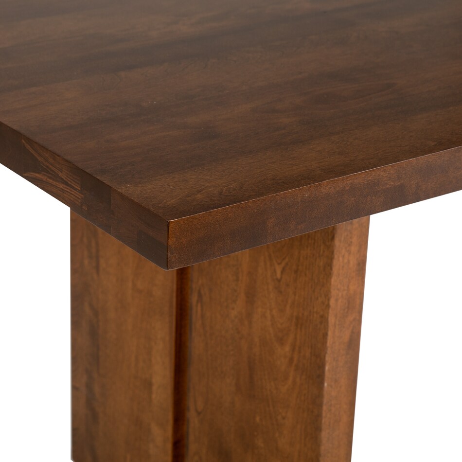 cognac washed solid wood dining ctb  