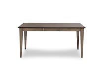 cognac weathered gray solid wood dining   