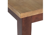 cognac wheat solid wood dining jtb  