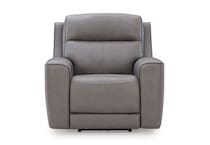coin gray leathermatch sofa   