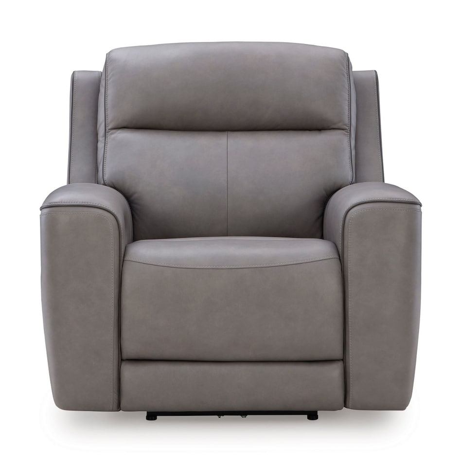 coin gray leathermatch sofa   