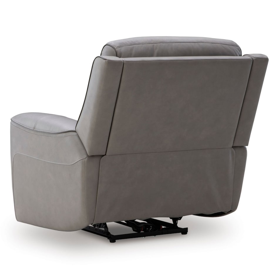 coin gray leathermatch sofa   