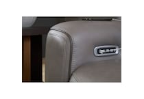 coin gray leathermatch sofa   