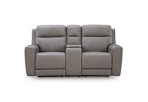 coin gray leathermatch sofa   