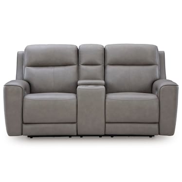 Rob Heat & Massage Power Reclining Loveseat
