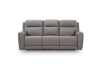 coin gray leathermatch sofa   