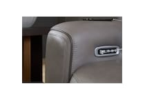 coin gray leathermatch sofa   