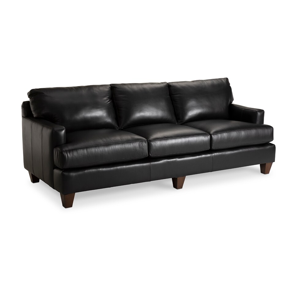 coppola    tobacco finish leather sofas   