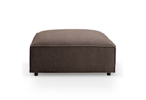 crest mocha sectional stationary   