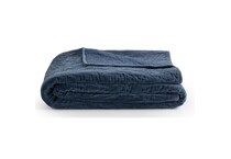 crisp blue blankets throws and linens   