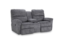 d iclean charcoal casual transitional recl sofa   