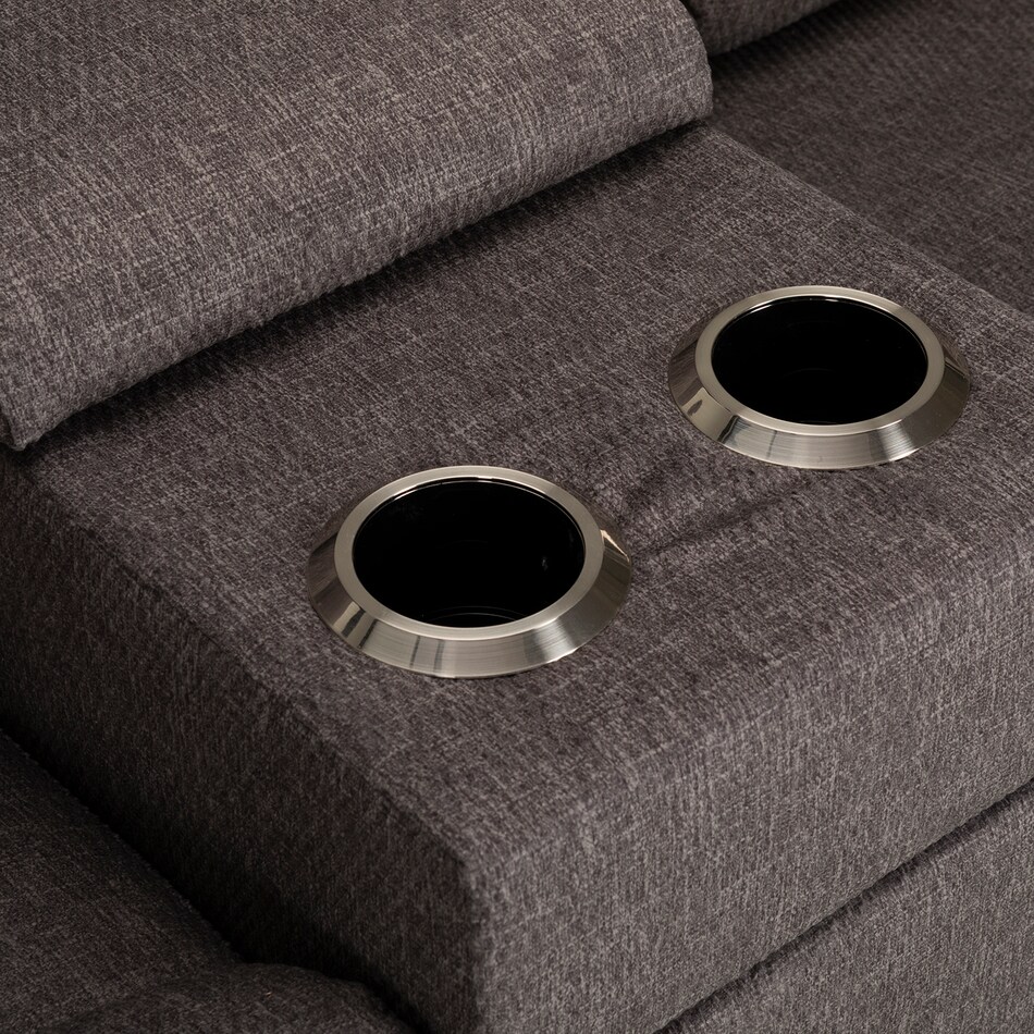 d graphite casual transitional recl sofa lpc  