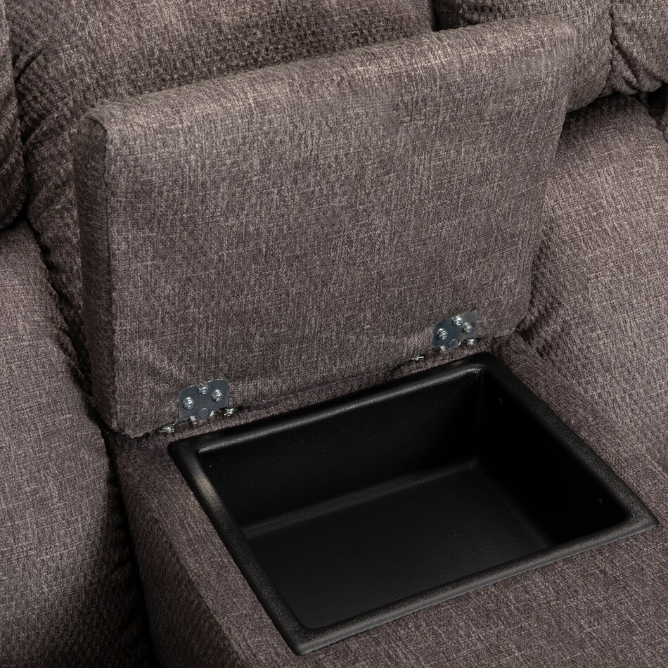 d graphite casual transitional recl sofa lpc  