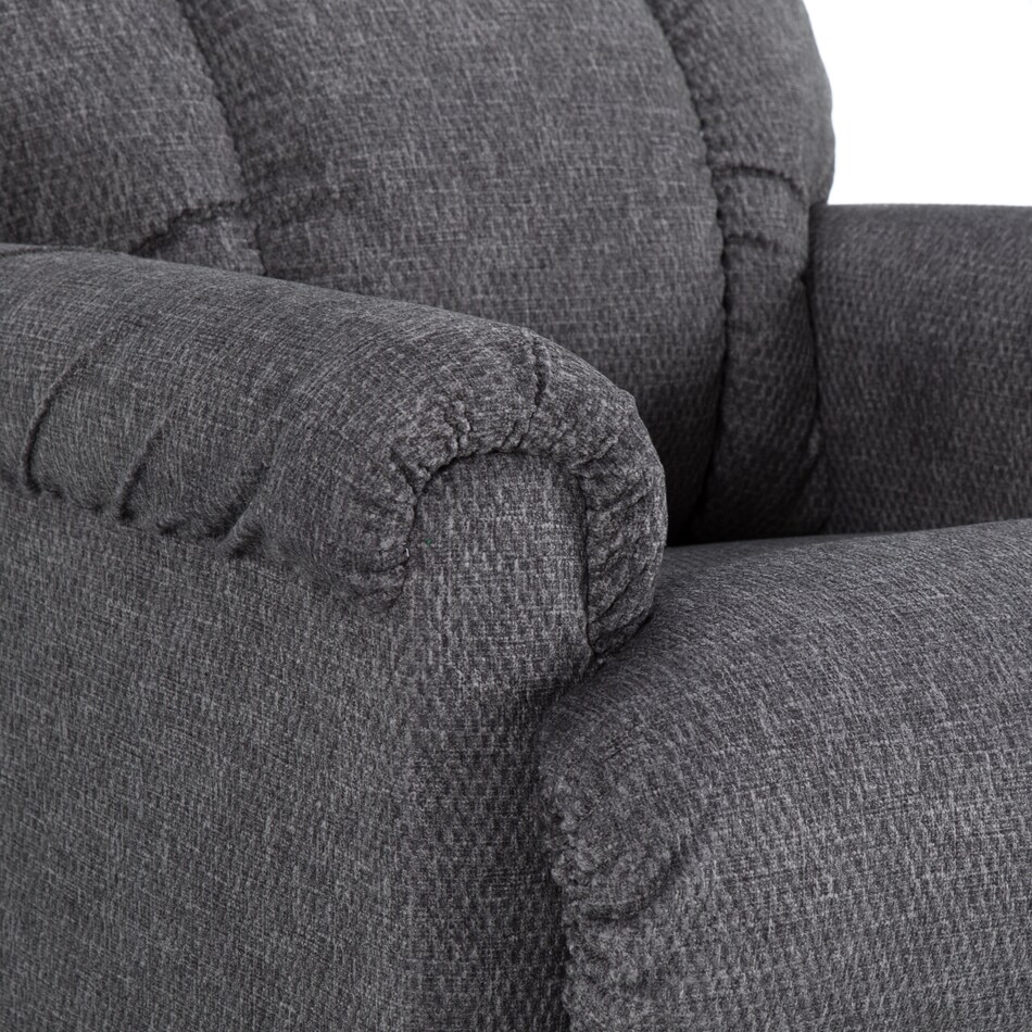 d graphite rocker recliner   