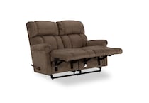 d mink casual transitional recl sofa   