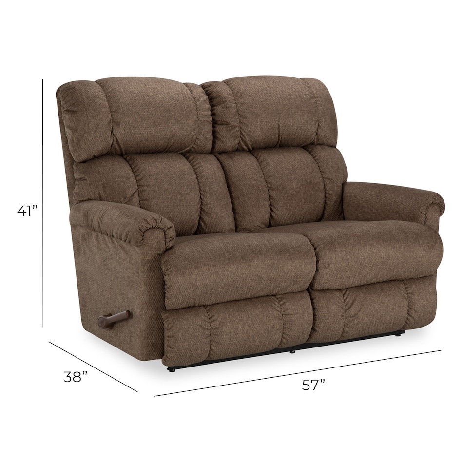 d mink casual transitional recl sofa   
