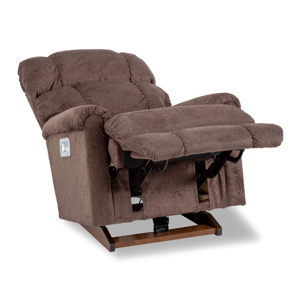d brown rocker recliner   