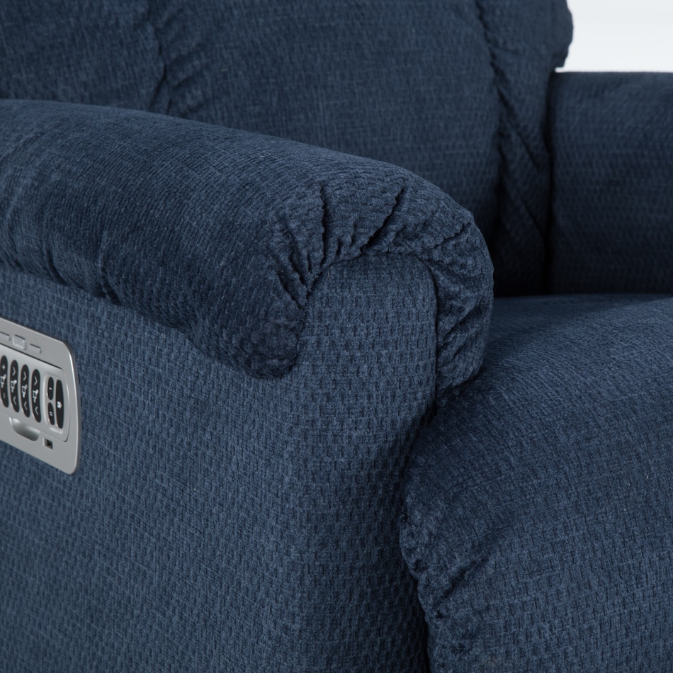 d navy rocker recliner   