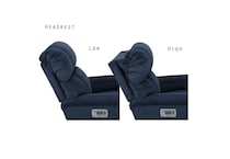 d navy rocker recliner   