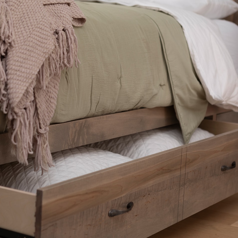 d light brown bed package dqn  